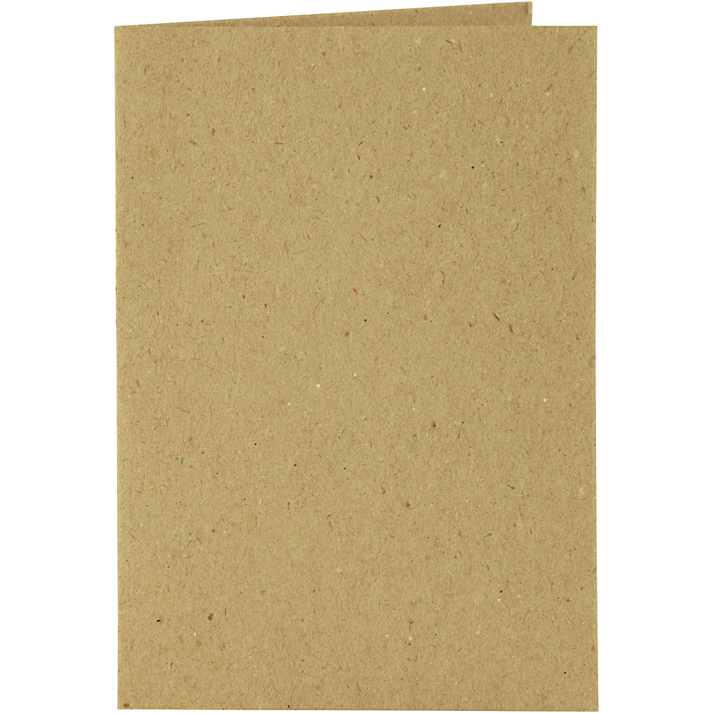 Kaardid ja ümbrikud, kaardi suurus 10,5x15 cm, ümbriku suurus 11,5x16,5 cm, 110+230 g, naturaalne, 6 komplekti/ 1 pakk - Image 3