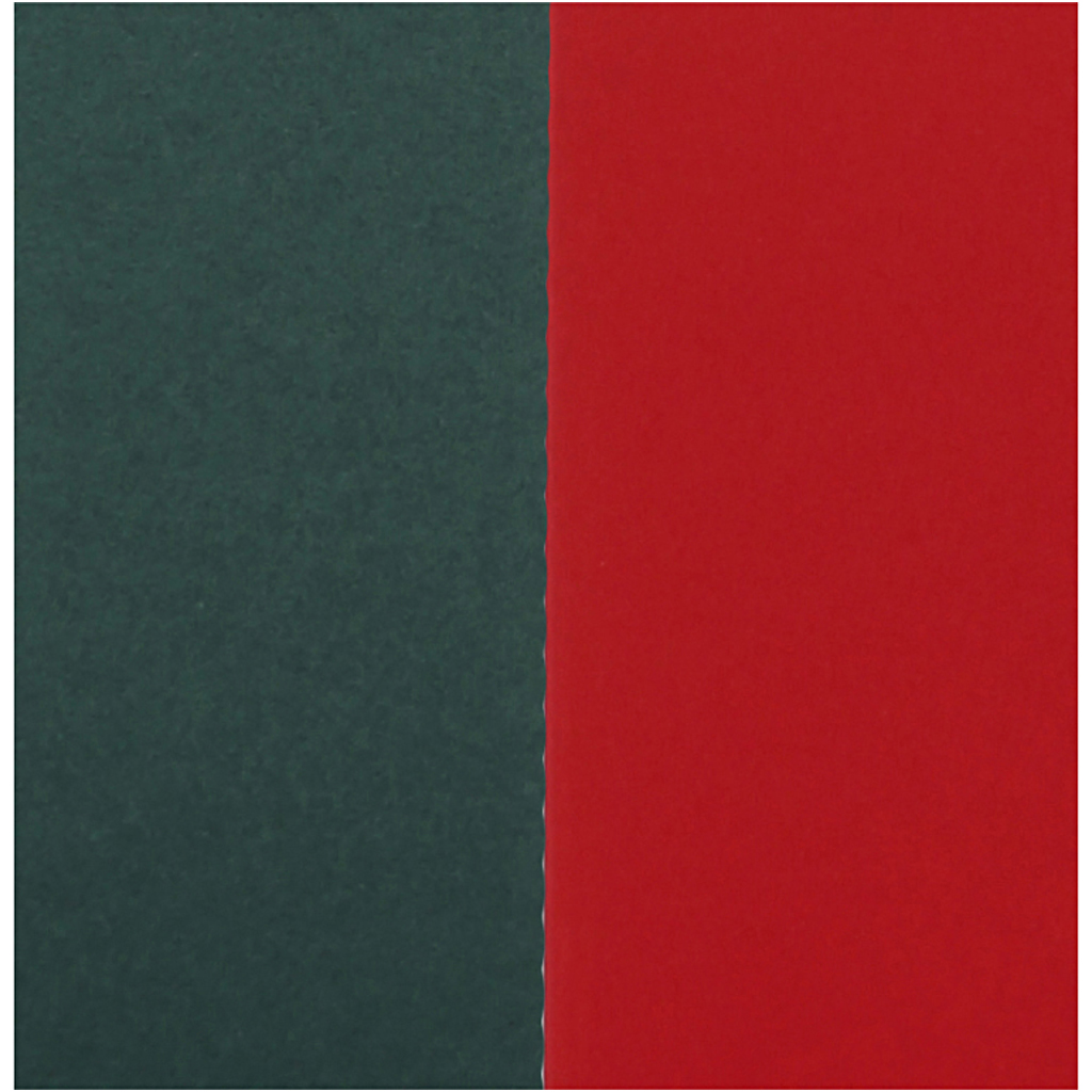 Kaardid ja ümbrikud, kaardi suurus 15x15 cm, ümbriku suurus 16x16 cm, 110+230 g, roheline, punane, 50 komplekti/ 1 pakend. - Image 4