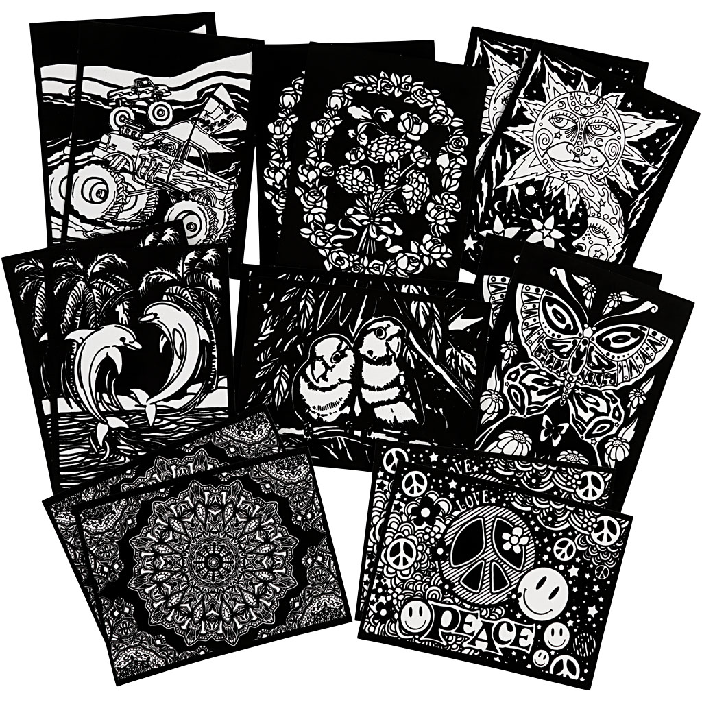 Sametpildid, suurus 25x19 cm, 16 tk/ 1 pakk