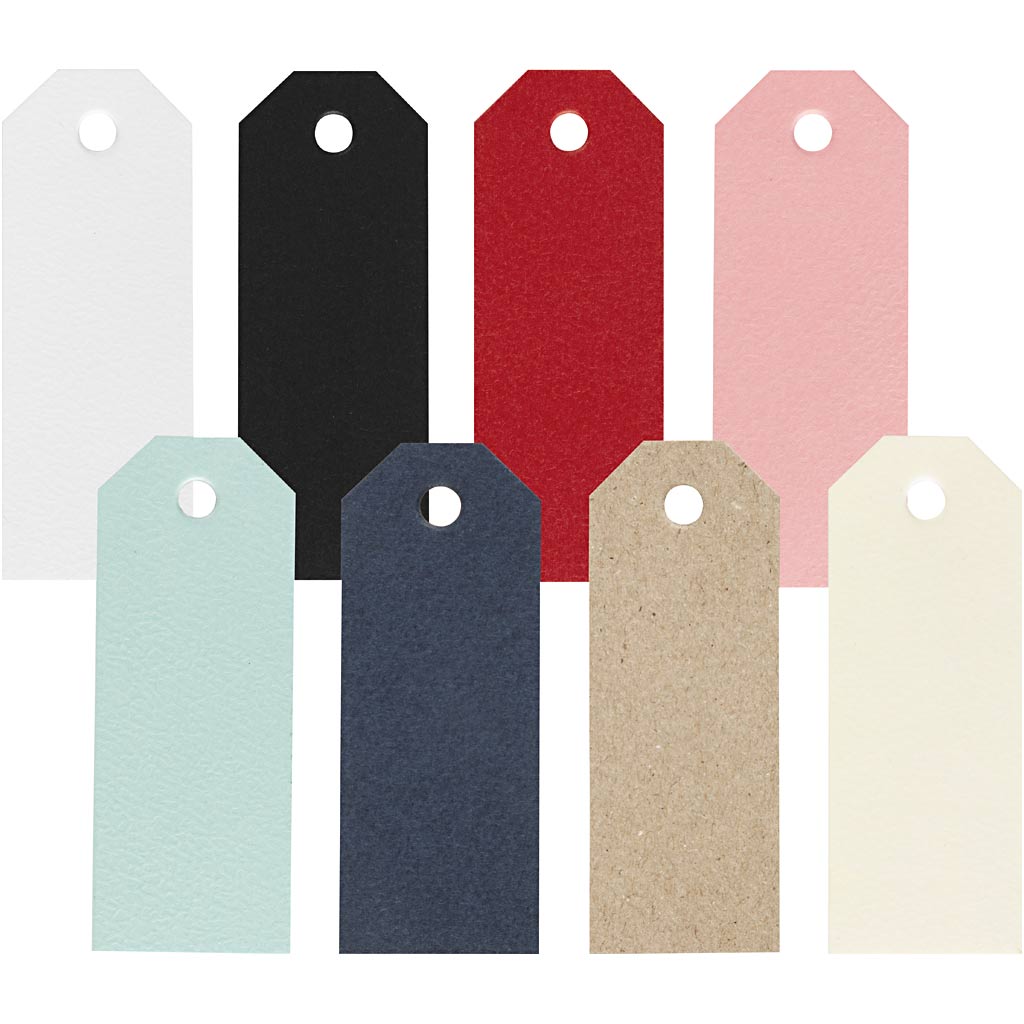 Manila sildid, suurus 3x8 cm, 220 g, 16x20 tk/ 1 pakk