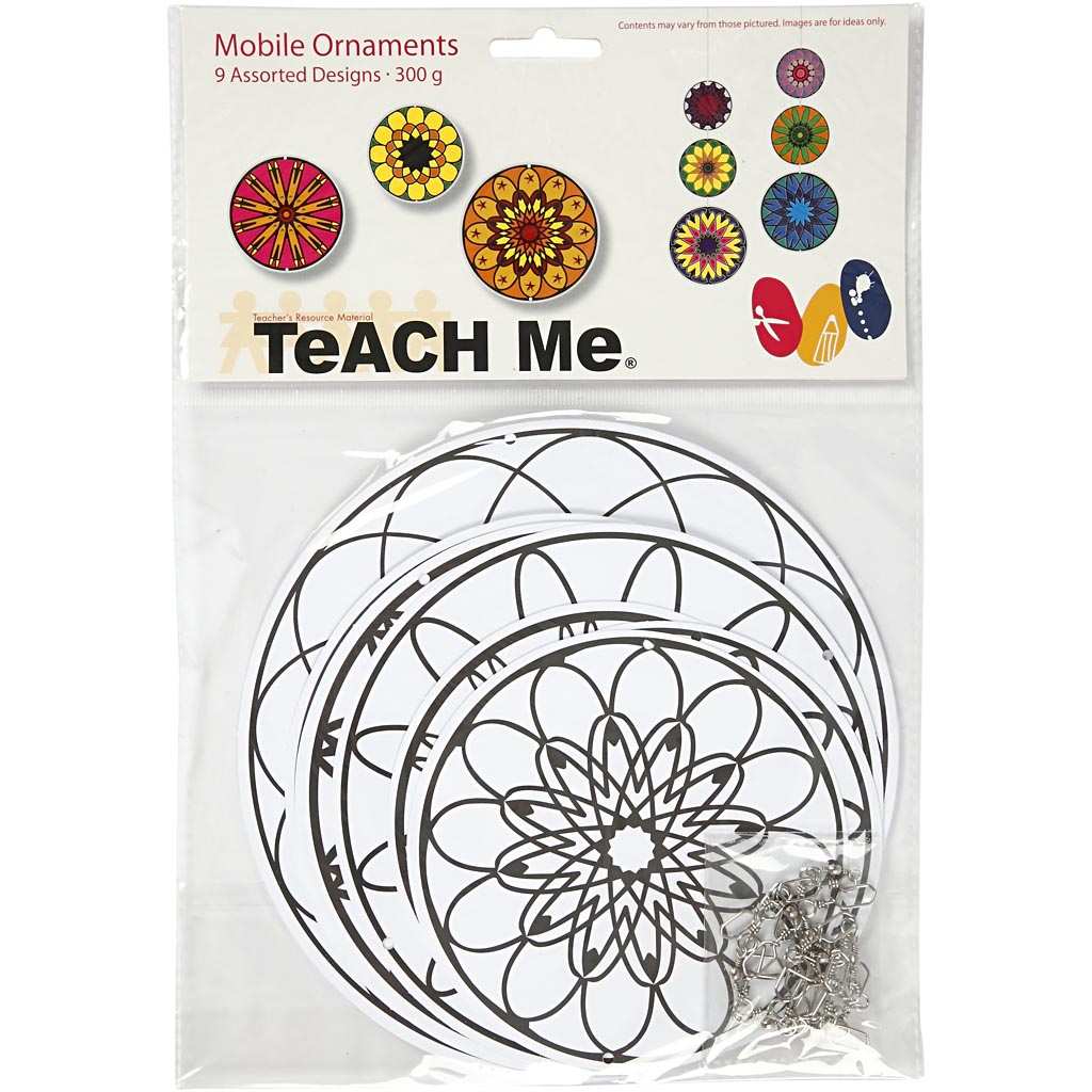 Motiividega mobiilne ornament, diameeter. 12+15+18 cm, 300 g, 3 komplekti/ 1 pakk - Image 2