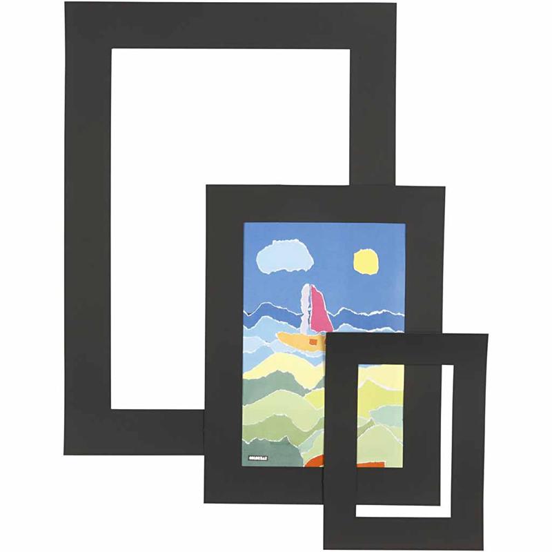 Picture Mount, paksus 0,4 mm, 270 g, must, 75 tk/ 1 pakk