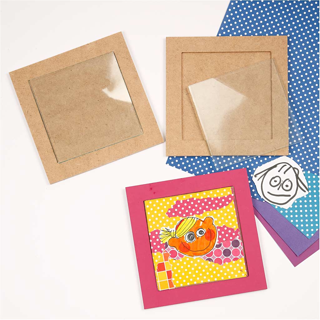 Klaasplaadiga alusplaat, suurus 15x15x0,5 cm, 6 tk/ 1 pakk - Image 3