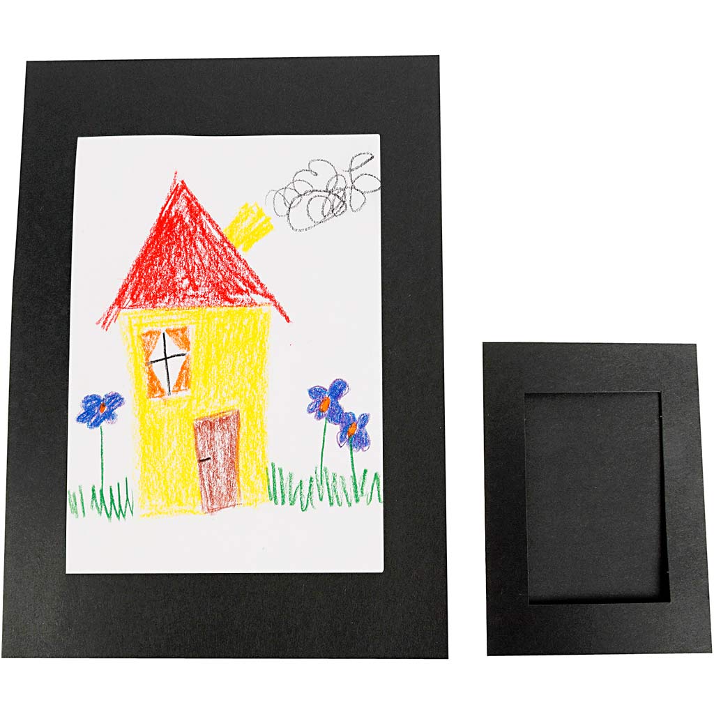 Pildikinnitus, suurus A4+A6, 180 g, must, 2x60 tk/ 1 pakk - Image 4