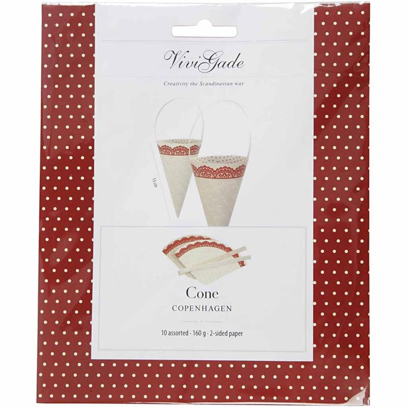 Koonused, H: 13 cm, 160 g, 10 tk/ 1 pakk - Image 2