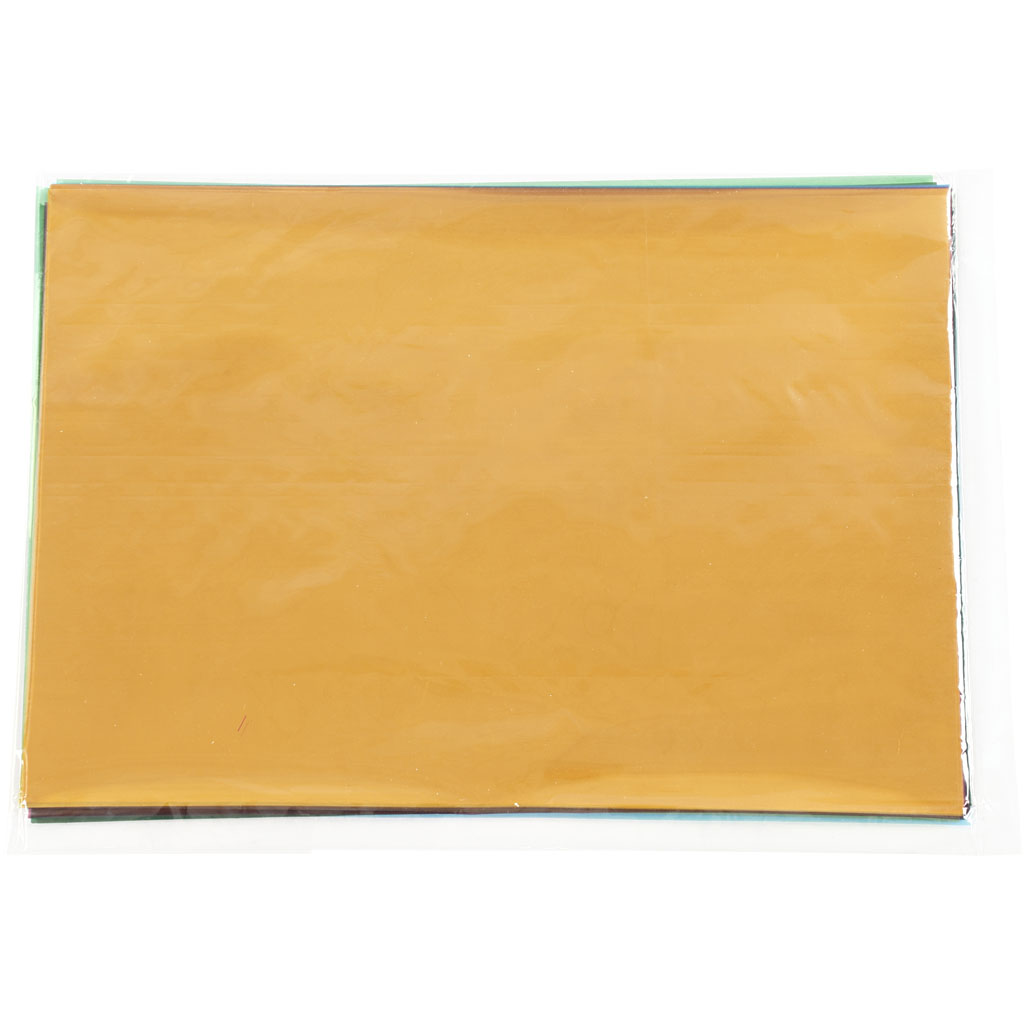 Tsellofaan, leht 210x297 mm, erinevad värvid, 5x20 lehte, 100 lehte/ 1 pakk - Image 2