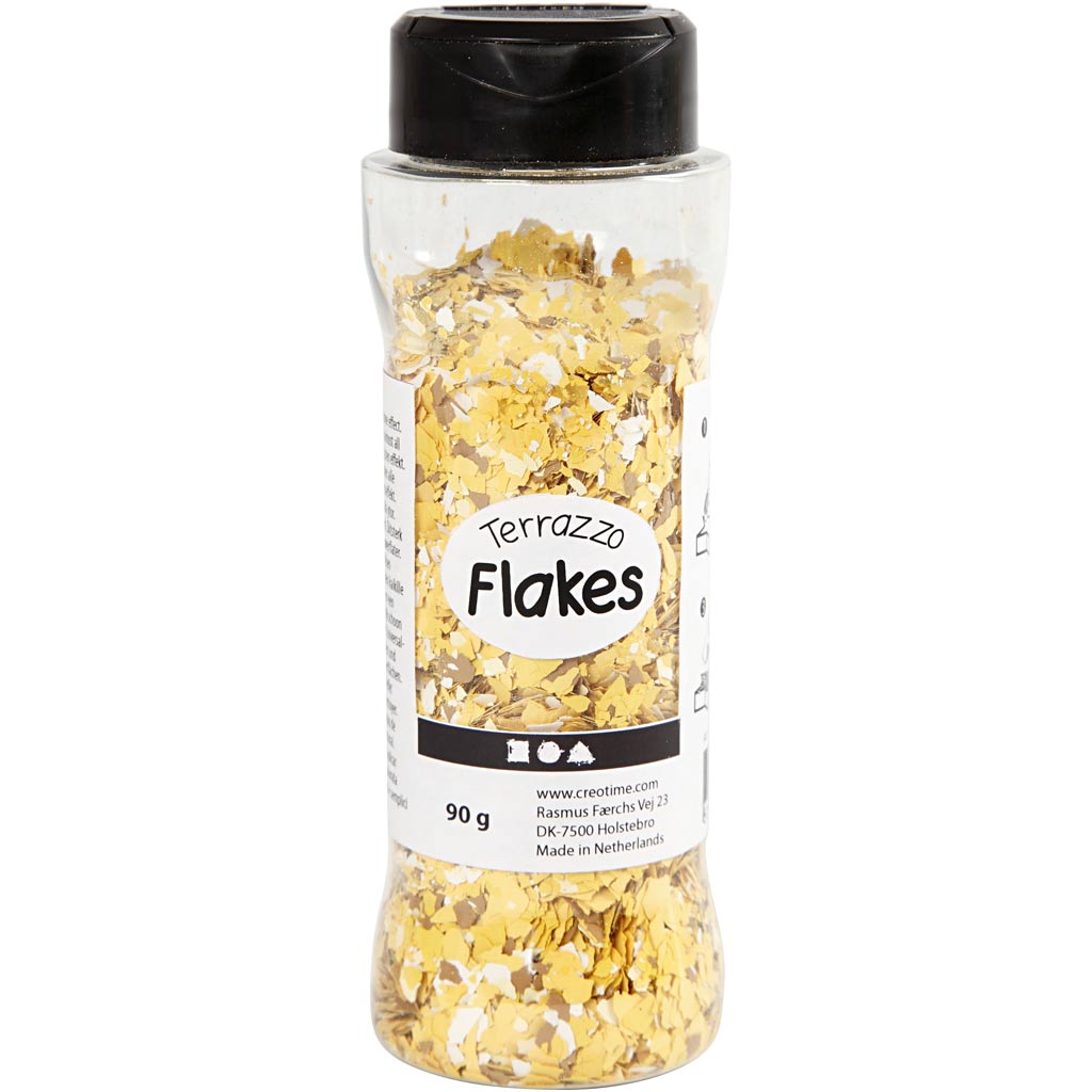 Terrazzo Flakes, kollane, 90 g/ 1 tuubi - Image 2