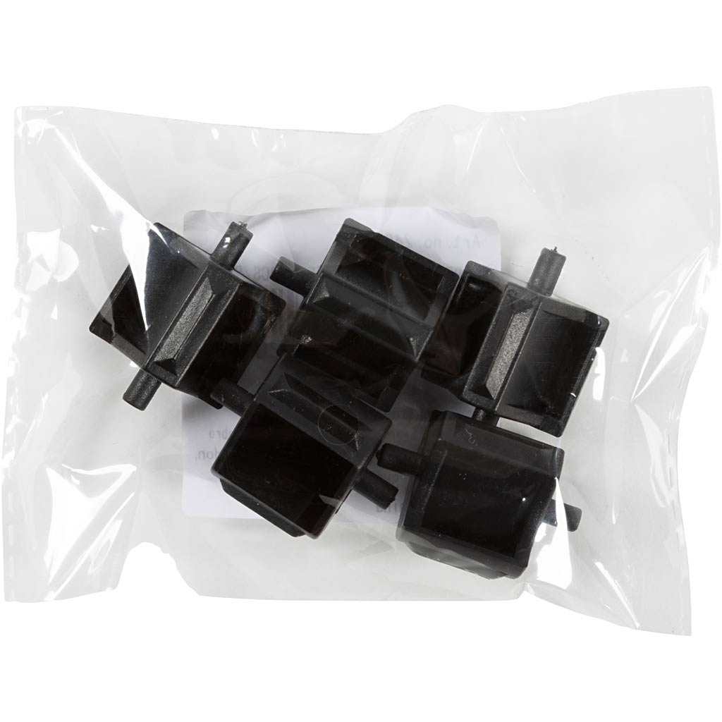 Teipide jaotur, must, 5 tk/ 1 pakk - Image 2