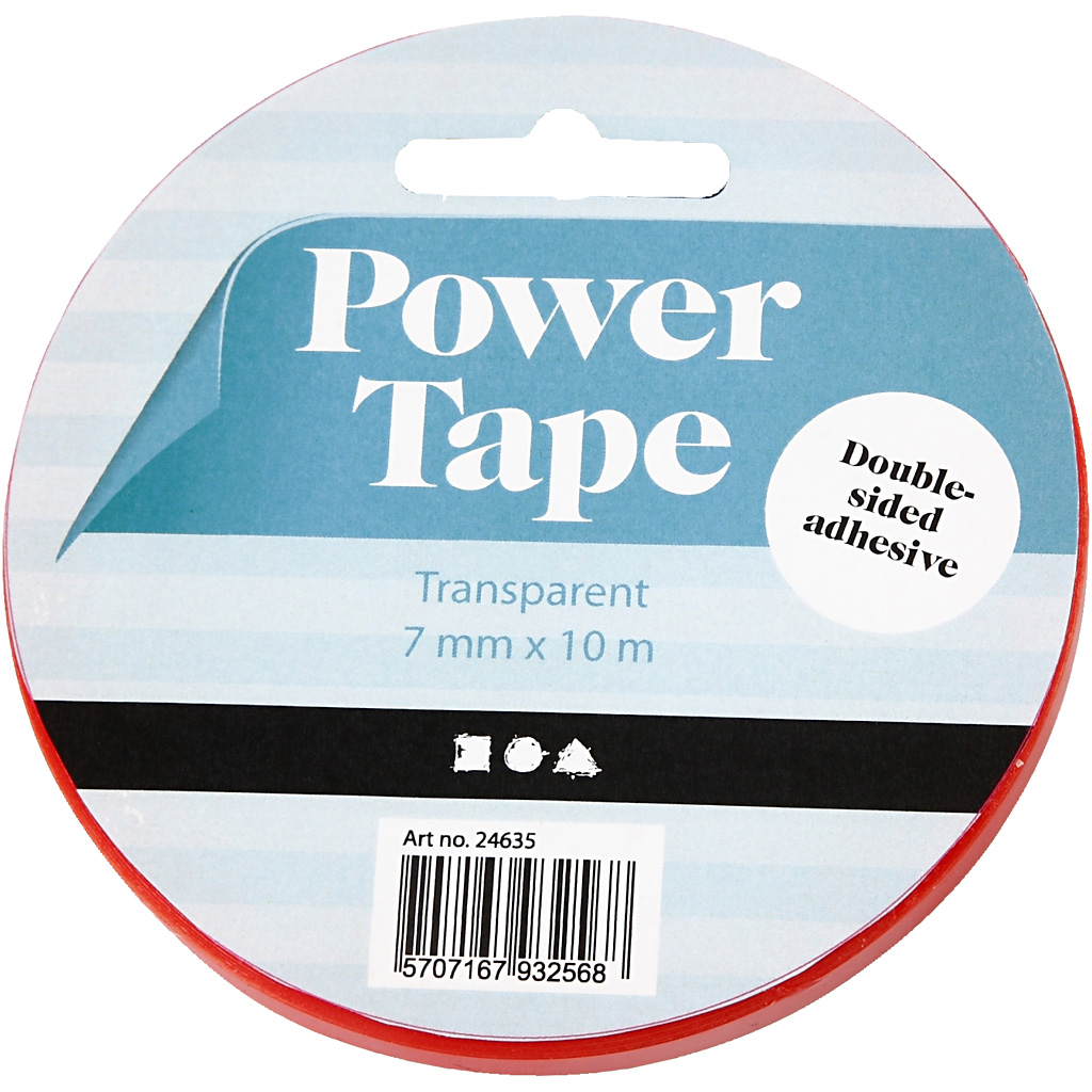 Power Tape, W: 7 mm, 10 m/ 1 rull - Image 2