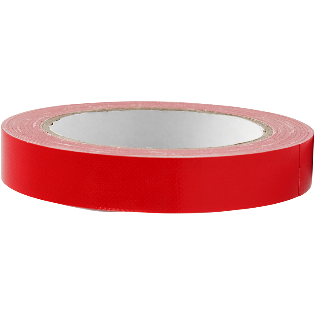 Duct Tape, W: 19 mm, punane, 25 m/ 1 rull