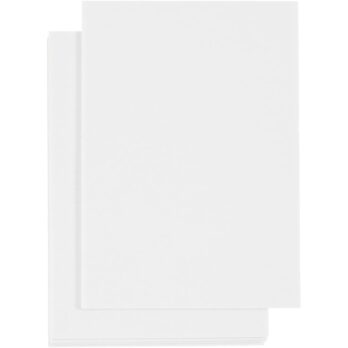 3D vahtplokid, A6, leht 105x148 mm, paksus 2 mm, valge, 5 lehte/ 1 pakk