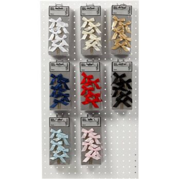 Metallist kirjaklambrid, suurus 40x70 mm, erinevad värvid, 8x10 pakk/ 1 pakk