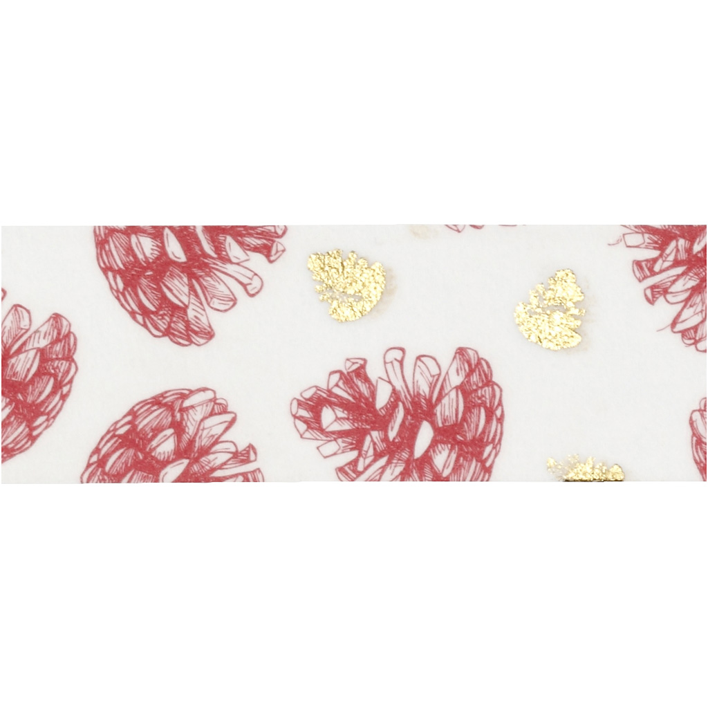 Washi teip, koonused ja punktid - foolium, W: 15 mm, 2x4 m/ 1 pakk - Image 3