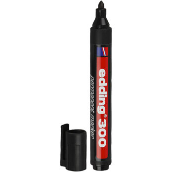 Edding 300 Marker, joon 1,5-3 mm, must, 1 tk