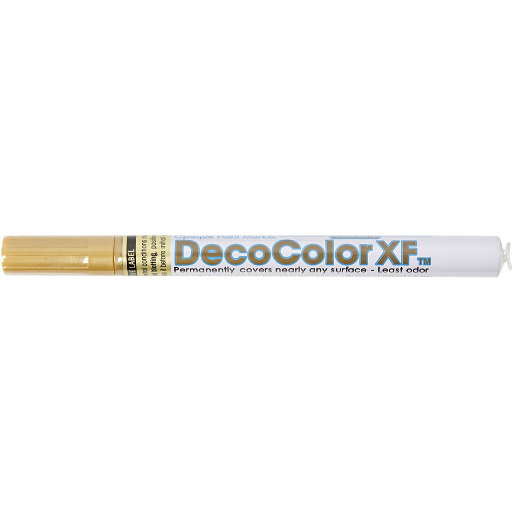 Deco Püsimarker, joon 0,8 mm, kuldne, 1 tk - Image 2
