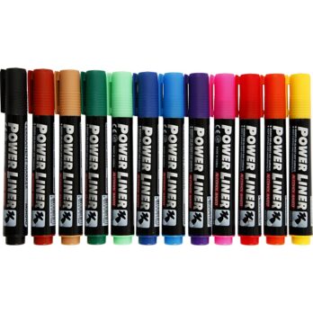 Power Liner, joon 1,5-3 mm, erinevad värvid, 12 tk/ 1 pakk