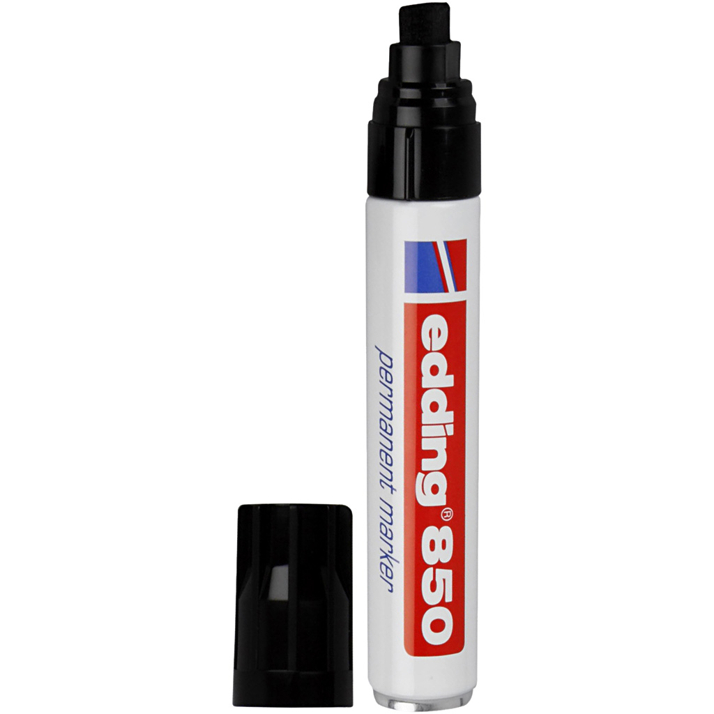 Edding 850 marker, joon 5-15 mm, must, 1 tk