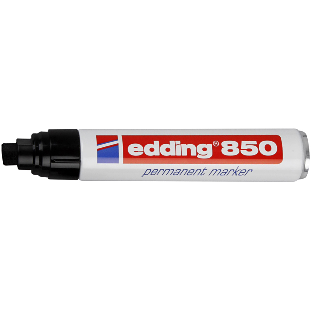 Edding 850 marker, joon 5-15 mm, must, 1 tk - Image 2