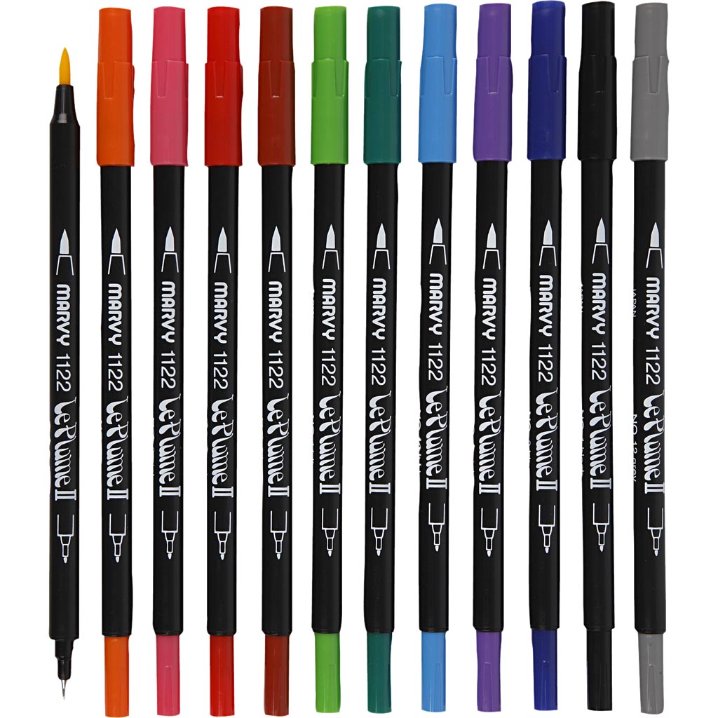 Le Plume II pliiatsid, julged värvid, 12 tk/ 1 pakk