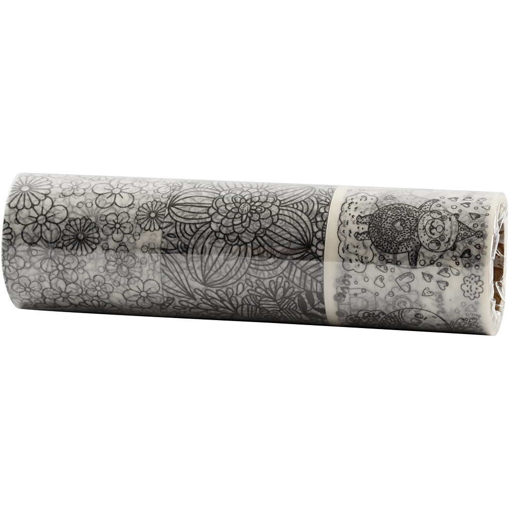 Washi teip, W: 50 mm, 3x5 m/ 1 pakk - Image 2