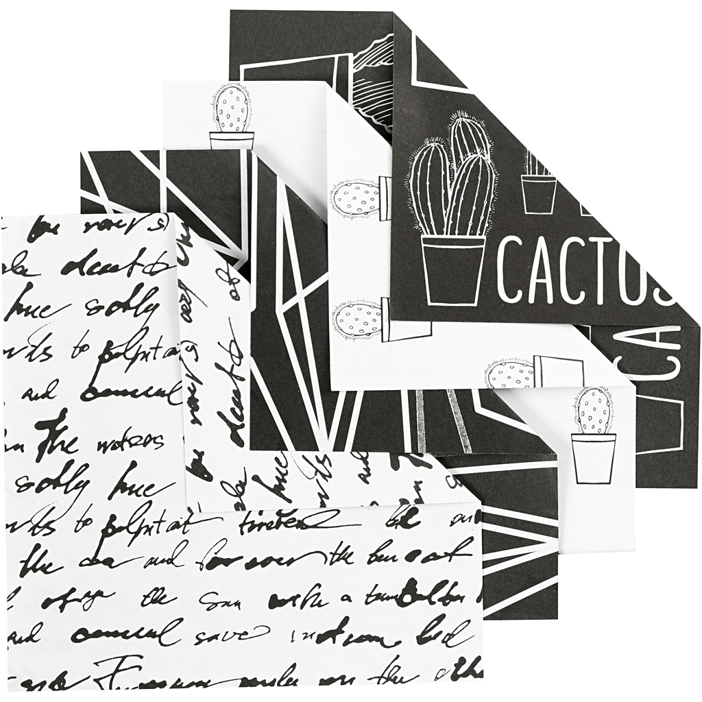 Origami paber, suurus 10x10 cm, 80 g, 40 lehte/ 1 pakk