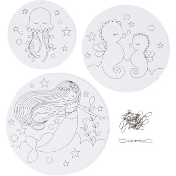 Motiividega mobiilne ornament, diameeter. 12+15+18 cm, 300 g, 3 komplekti/ 1 pakk