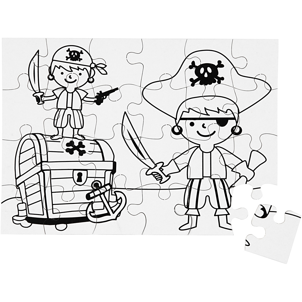 Pusle, suurus 15x21 cm, valge, 16x24 pusletükki, 16 tk/ 1 pakend