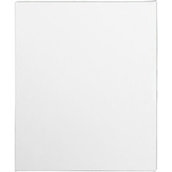 Venitatud lõuend, D. 1,6 cm, suurus 50x60 cm, 360 g, valge, 5 tk/ 1 pakk