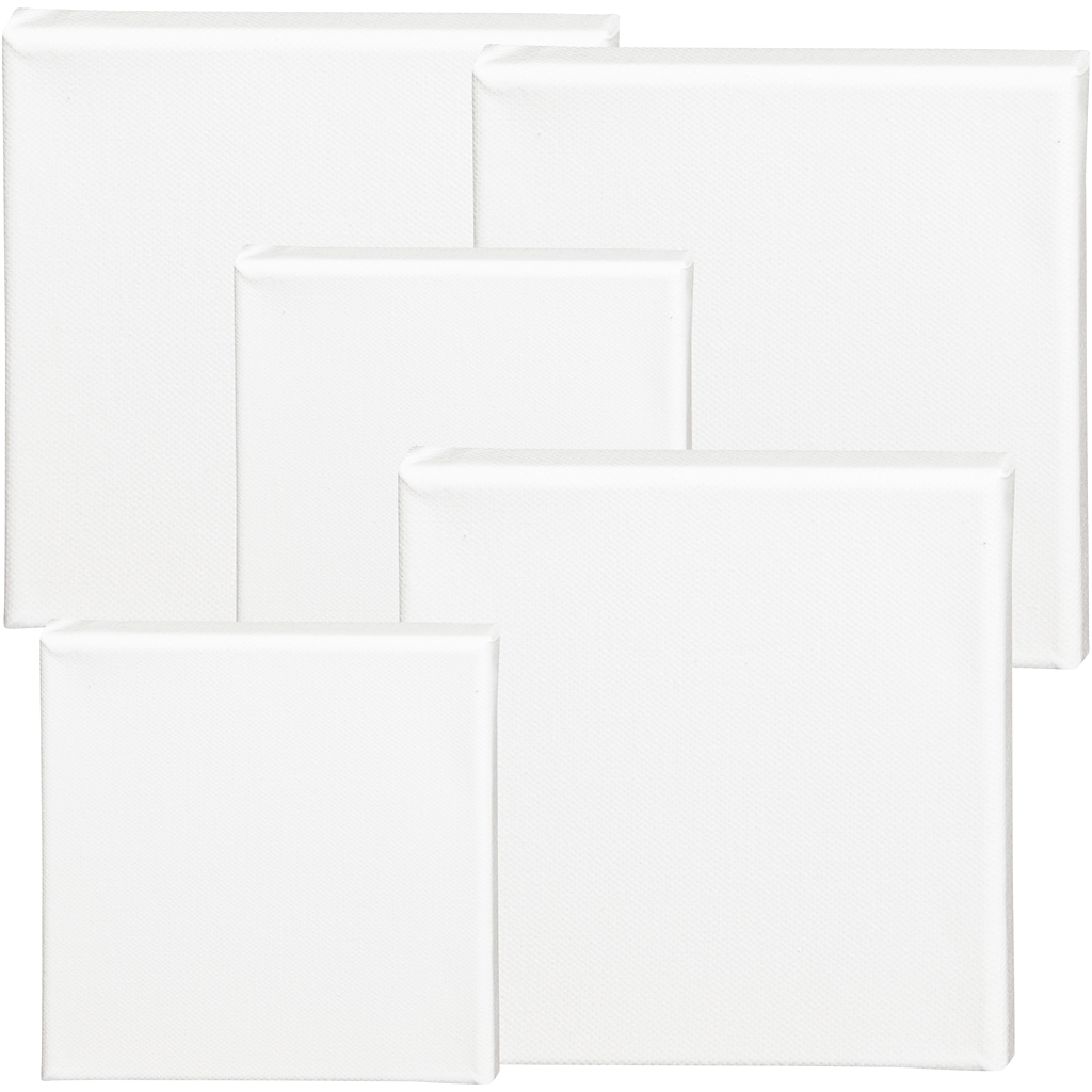 Venitatud lõuend, D. 1,6 cm, suurus 15x15 cm, 360 g, valge, 40 tk/ 1 pakk