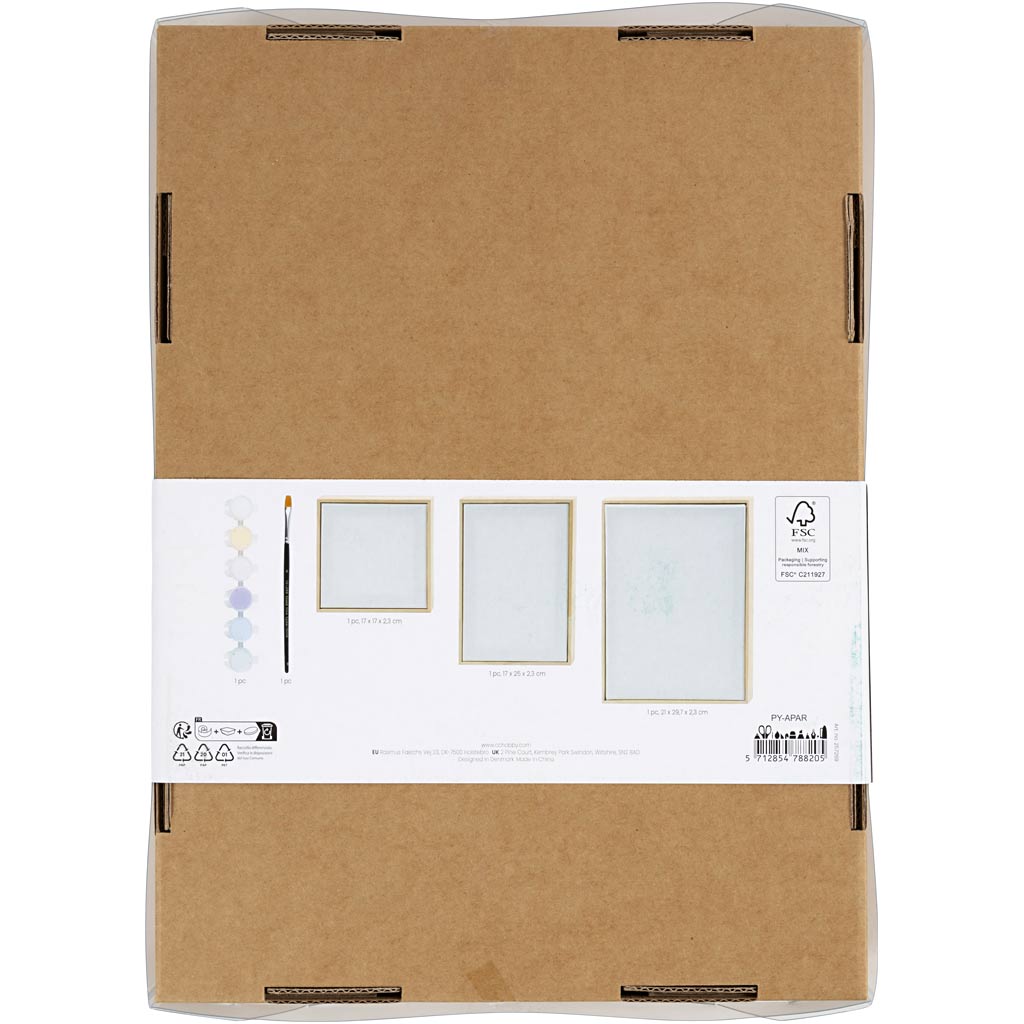 Venitatud lõuend, pastelsed värvid, 1 pakk - Image 3