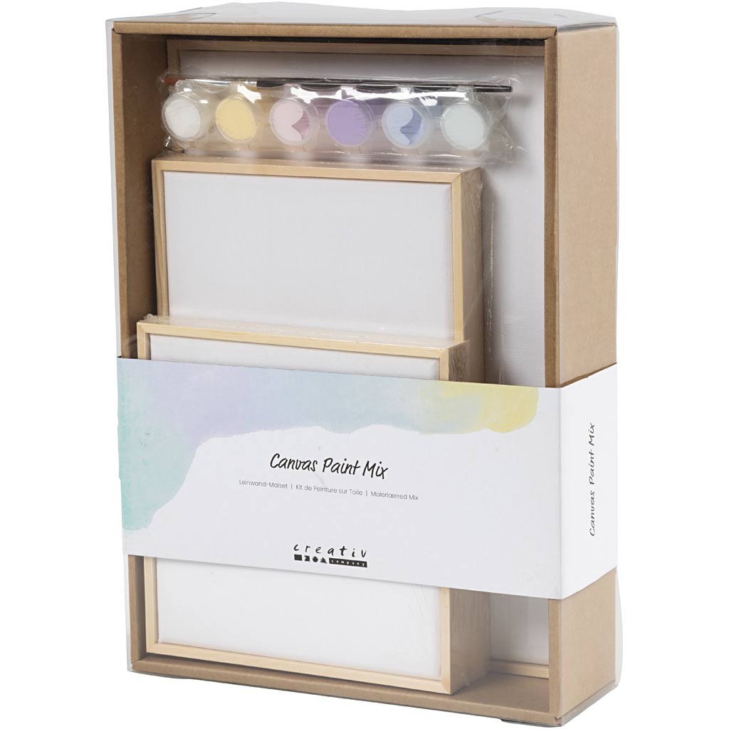 Venitatud lõuend, pastelsed värvid, 1 pakk - Image 4