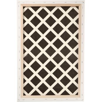 Venitatud lõuend, D. 1,7 cm, suurus 40x60 cm, 360 g, valge, 1 tk.