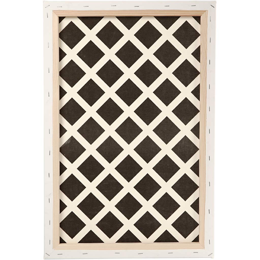 Venitatud lõuend, D. 1,7 cm, suurus 40x60 cm, 360 g, valge, 1 tk.