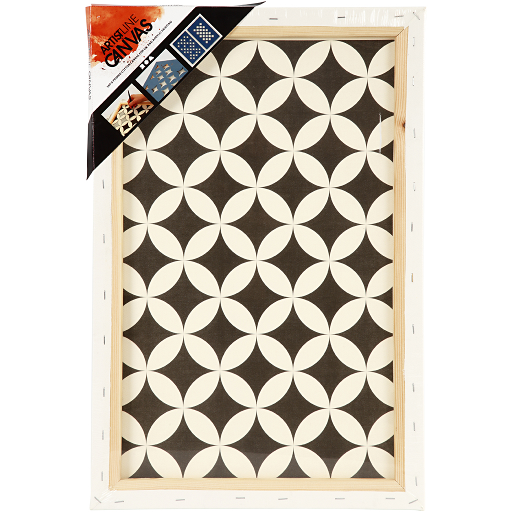 Venitatud lõuend, D. 1,7 cm, suurus 40x60 cm, 360 g, valge, 1 tk. - Image 2