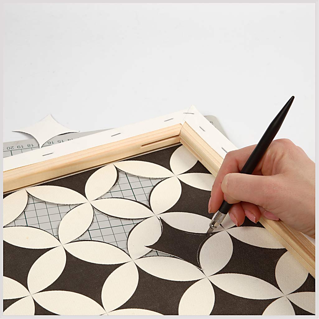 Venitatud lõuend, D. 1,7 cm, suurus 40x60 cm, 360 g, valge, 1 tk. - Image 4