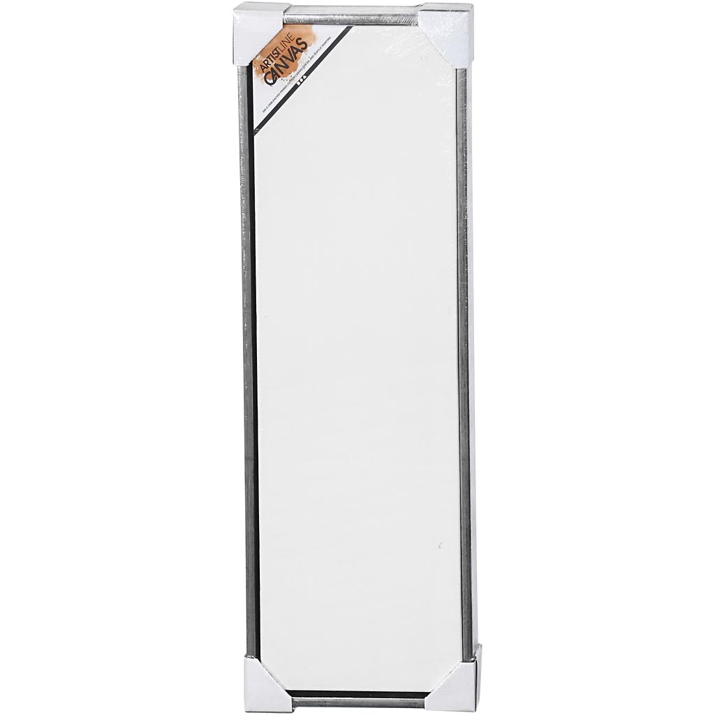 Puidust raamiga lõuend, suurus 30x90 cm, 360 g, antiikhõbe, valge, 1 tk. - Image 2