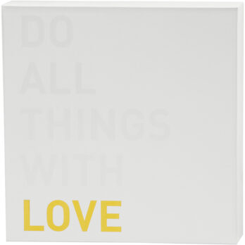 Kuldsete motiividega lõuend, K: 25,4 cm, S. 2,54 cm, L: 25,4 cm, valge, 1 tk.