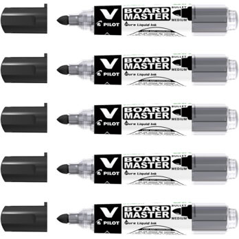 PILOT Whiteboard Marker Refill, joon 2,3 mm, must, 5 tk/ 1 pakk