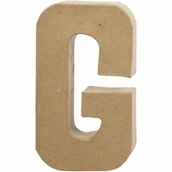 Letter, G, K: 20,5 cm, S: 11,5 cm, paksus 2,5 cm, 1 tk.