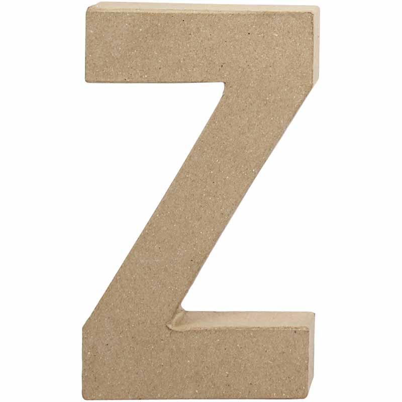 Letter, Z, K: 20,2 cm, S: 11,2 cm, paksus 2,5 cm, 1 tk.