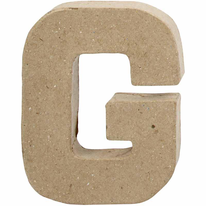Letter, G, H: 10 cm, W: 7,7 cm, paksus 1,7 cm, 1 tk.