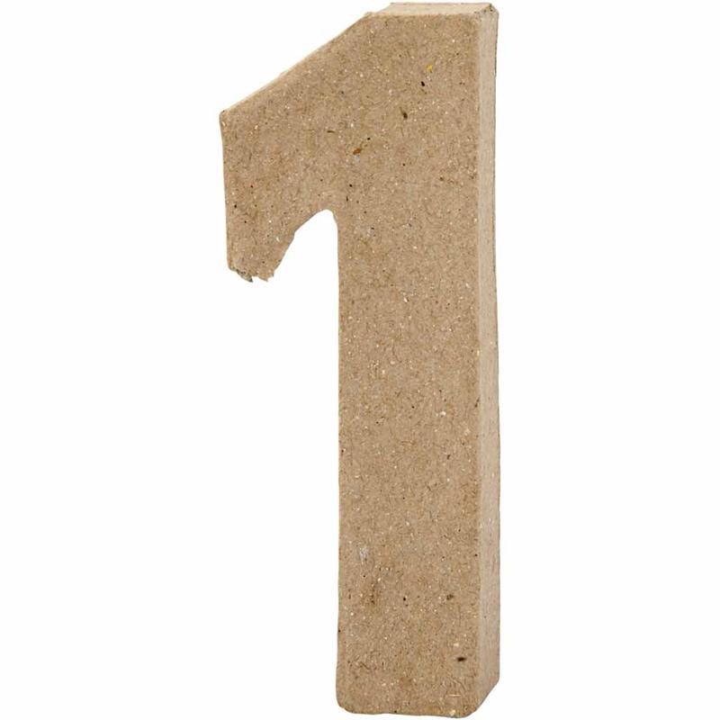 Number, 1, K: 10 cm, L: 3,5 cm, paksus 1,7 cm, 1 tk. - Image 2