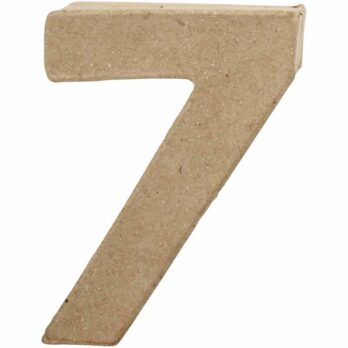 Number, 7, K: 10 cm, L: 7,4 cm, paksus 1,7 cm, 1 tk.