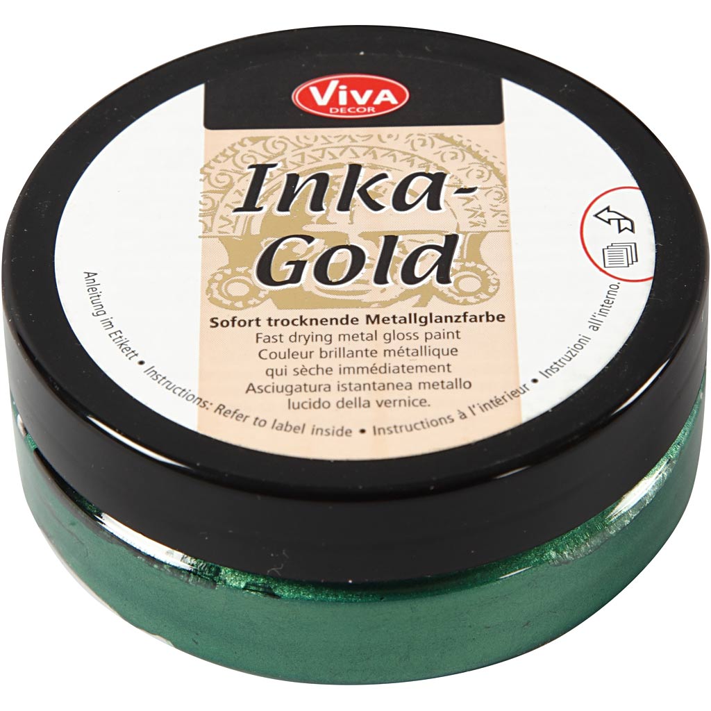 Inka Gold, smaragd, 50 ml/ 1 tuubi - Image 2