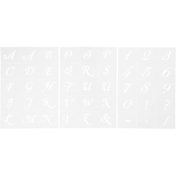 Kujundusšabloon, H: 20-30 mm, A5, leht 148x210 mm, 3 lehte/ 1 pakk