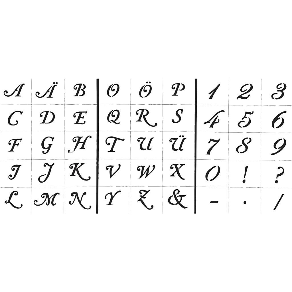 Kujundusšabloon, H: 20-30 mm, A5, leht 148x210 mm, 3 lehte/ 1 pakk - Image 4