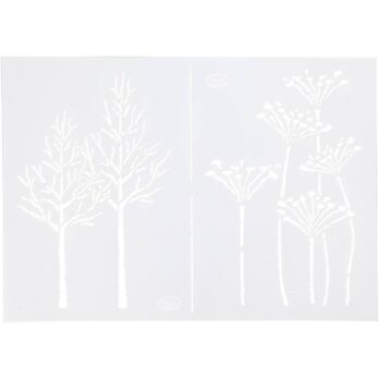 Stencil , autum, A4, leht 210x297 mm, 1 tk