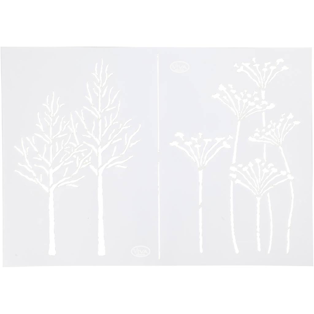 Stencil , autum, A4, leht 210x297 mm, 1 tk