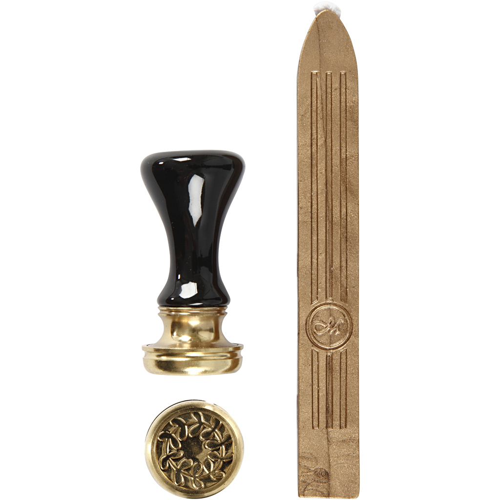 Vahapitserite komplekt, diameeter. 17 mm, kuldne, 1 komplekt