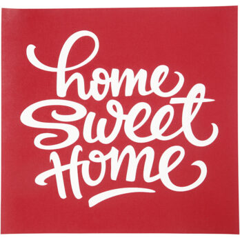 Screen Stencils, home sweet home, leht 20x22 cm, 1 leht